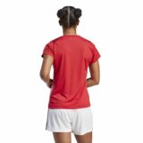 T-shirt d'échauffement équipe de france femme rouge adidas
